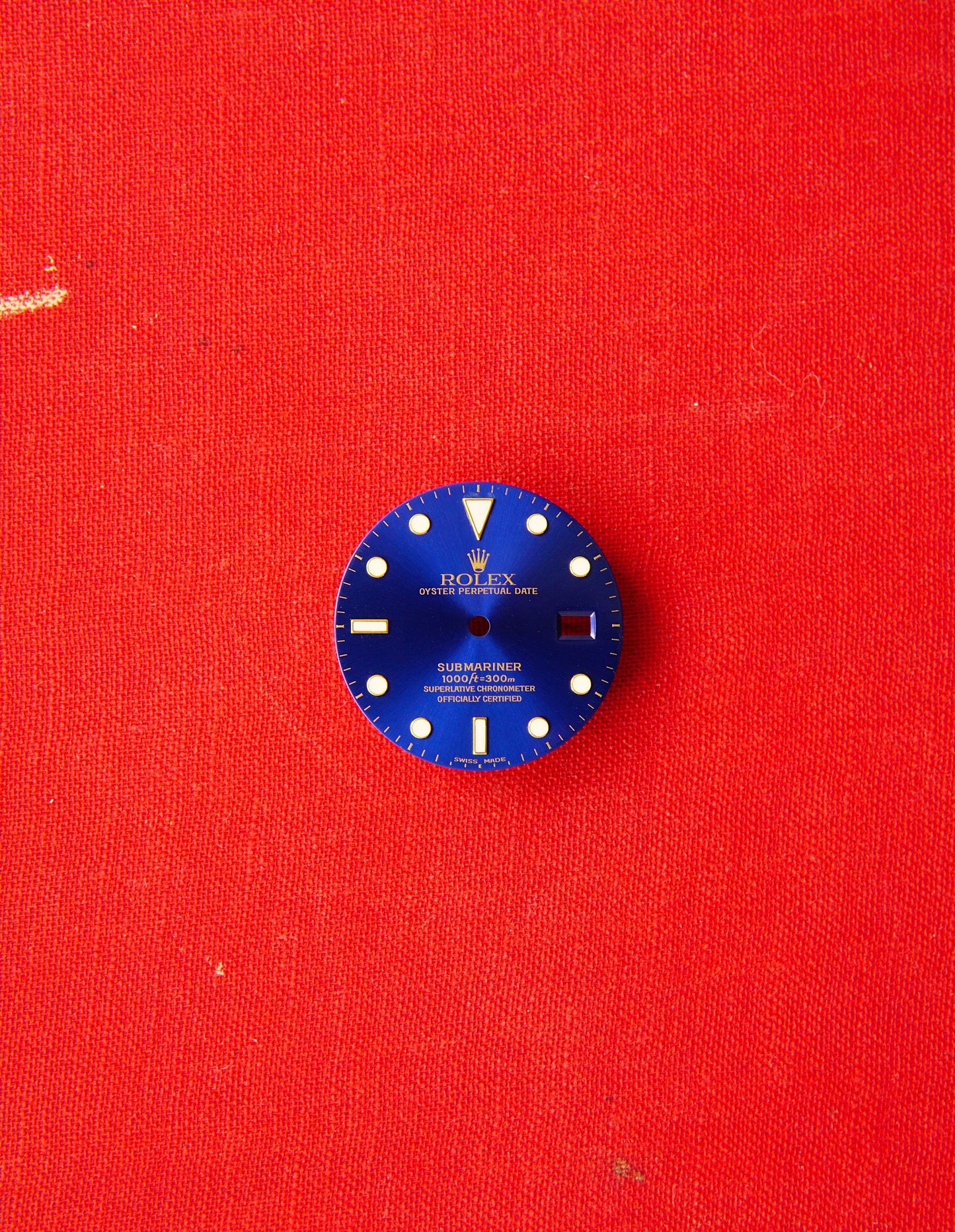 Rolex Zifferblatt Blau für Submariner 16803 | 16808 | 16613 | 16618 Luminova