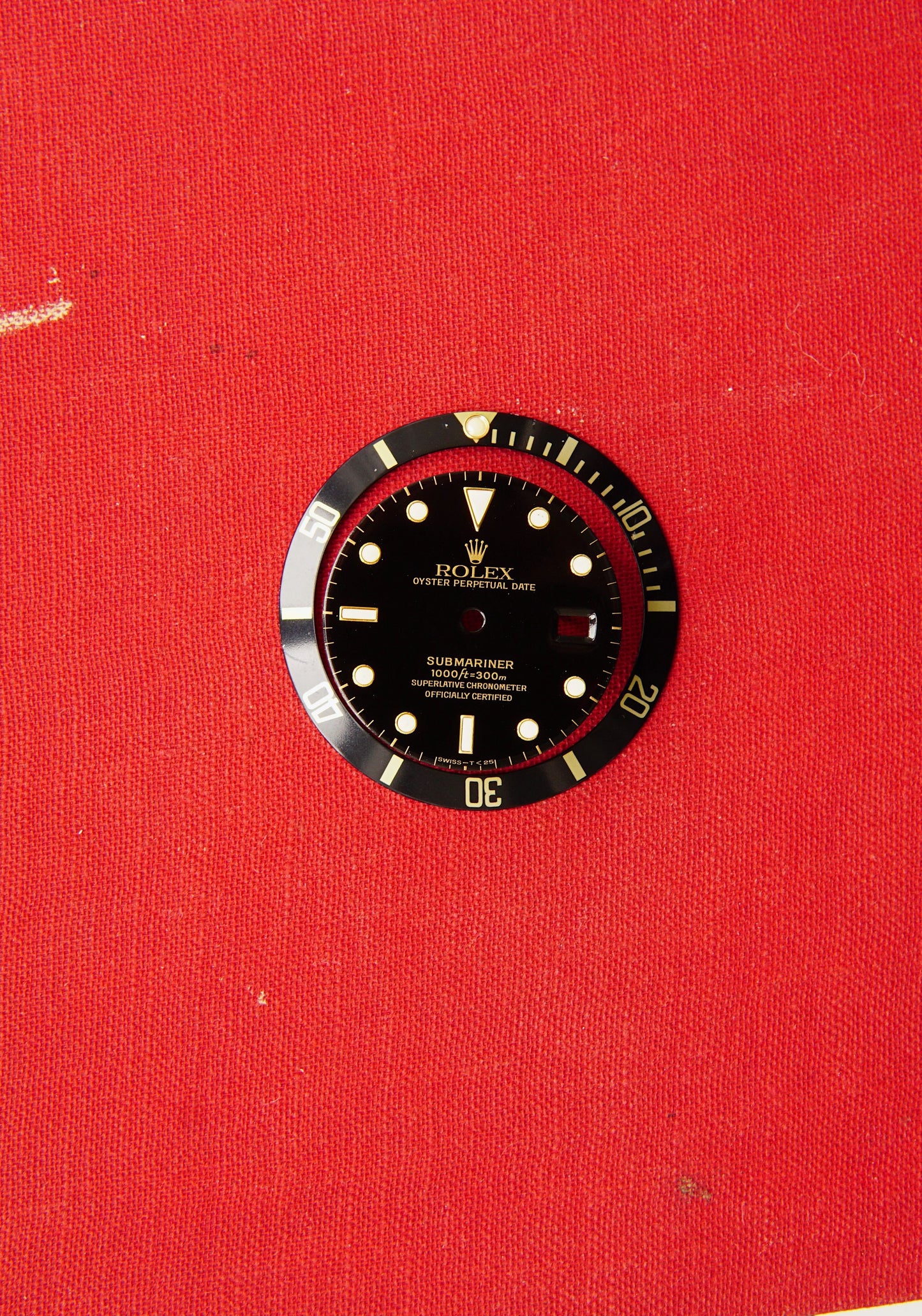 Rolex Zifferblatt schwarz ( Black Dial ) für Submariner 16803 | 16808 | 16613 | 16618 Tritium