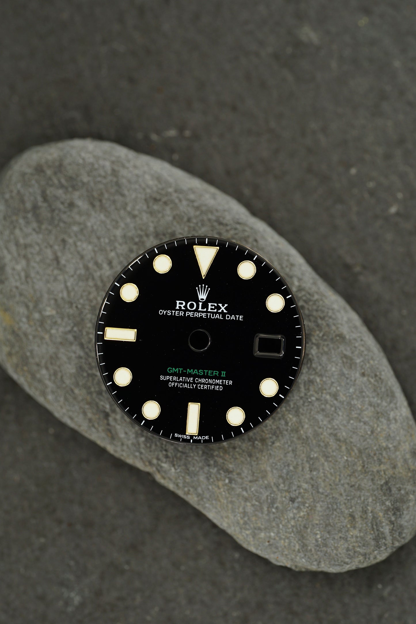 Rolex Zifferblatt schwarz für GMT-Master 116718 / 116718LN Chromalight