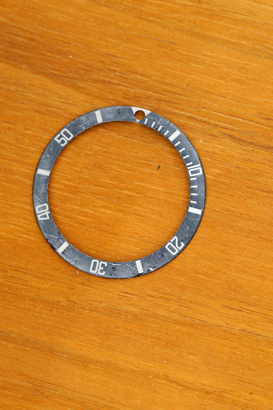 Rolex inlay / insert "faded gray blue" for Submariner 16610 / 16800 without tritium pearl