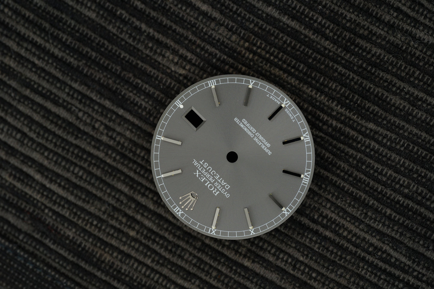 Rolex Zifferblatt grau für Oyster Perpetual Datejust 36mm Tritium 16234 | 16014 | 16200