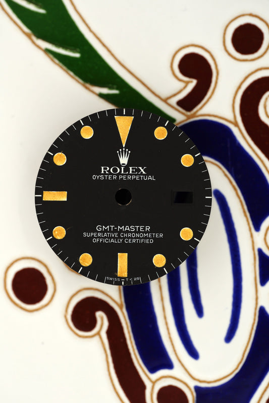 Rolex Matte Dial for GMT-Master 16750 Tritium Pumpkin Patina