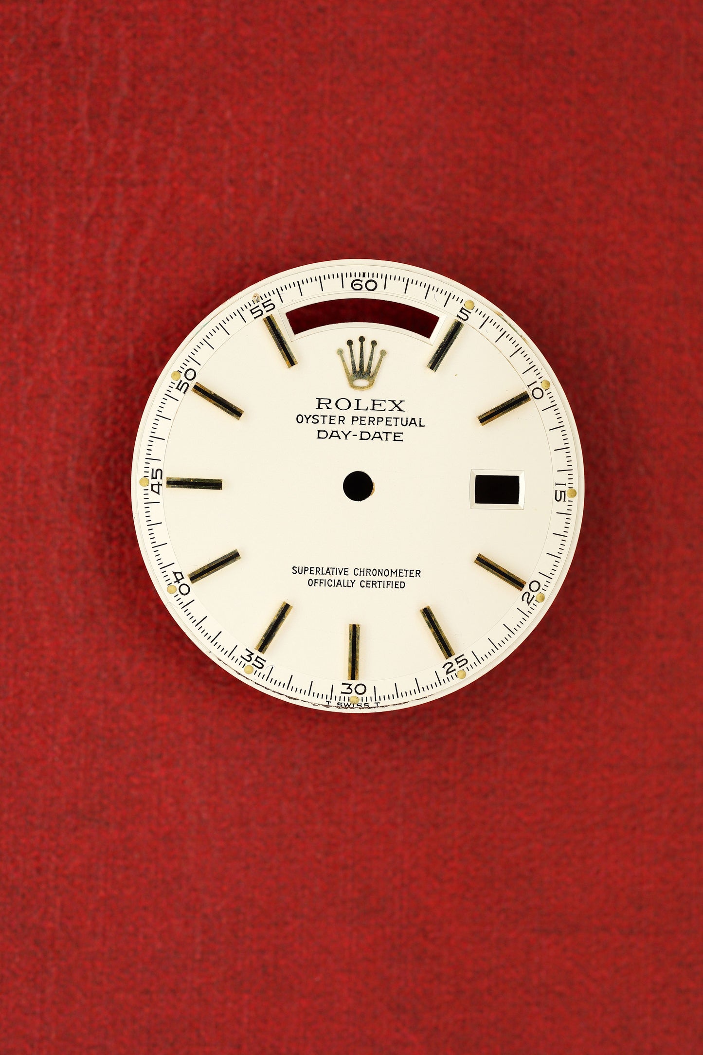 Rolex Zifferblatt "Ivory" weiß/creme für Day-Date 1803 | 1802 und andere Tritium