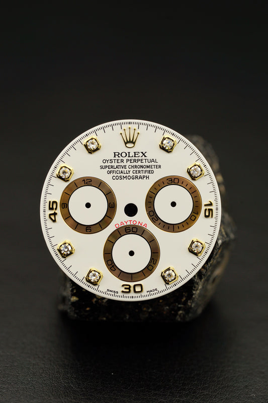 Rolex Diamond Dial White for Daytona 116523 | 116528 | 116503 | 116508