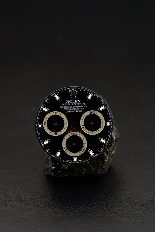 Rolex NOS Zifferblatt & Zeiger für Daytona 116520 / 116509 / 116519 Luminova