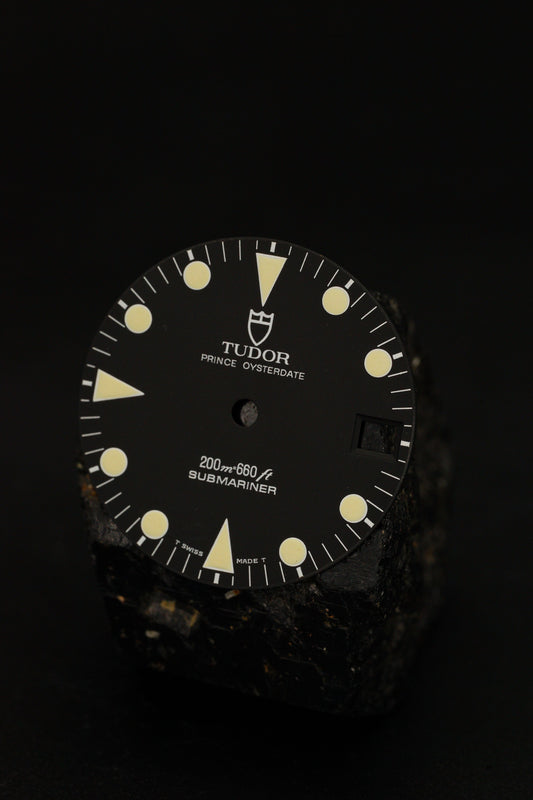 Tudor Black Matte Dial for Submariner 79090 and 75090 with tritium lume
