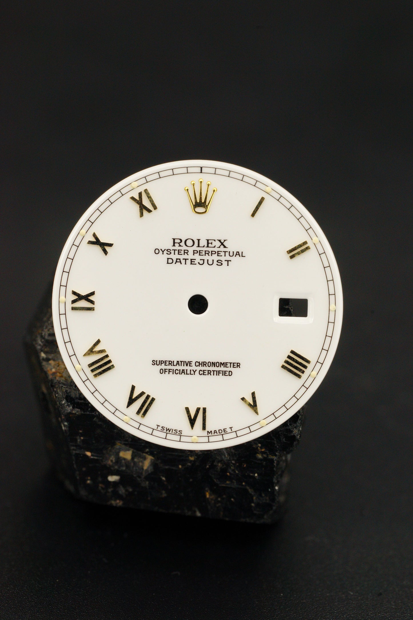 Rolex "White Roman" Zifferblatt für Datejust 16013 | 16018 | 16233 | 16238 Tritium