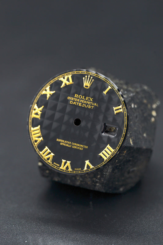 Rolex Black "Pyramid" Dial for Datejust 36 mm 16018 | 16233 | 16013 | 16238