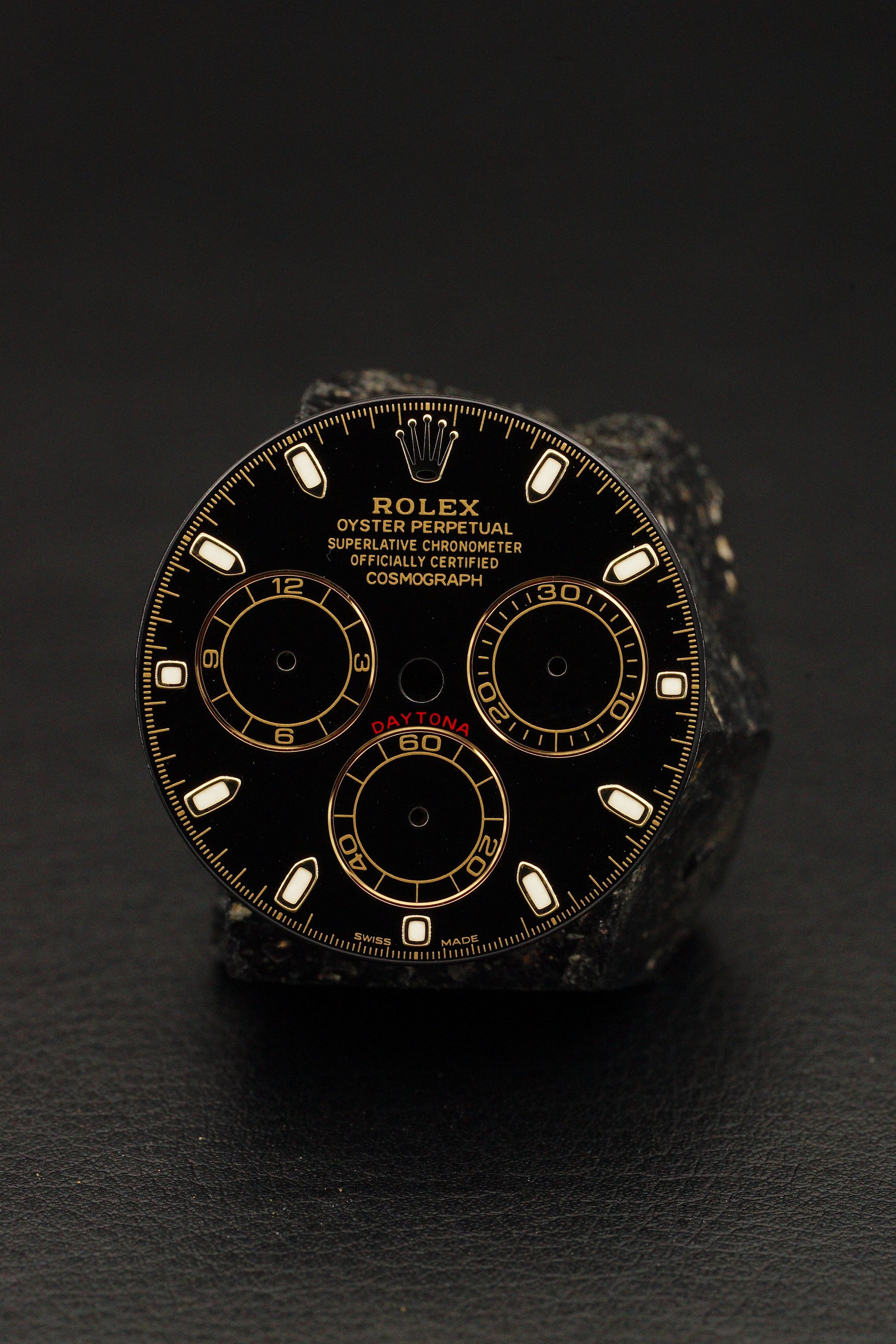 Rolex Black Dial for Cosmograph Daytona yellow gold 116508