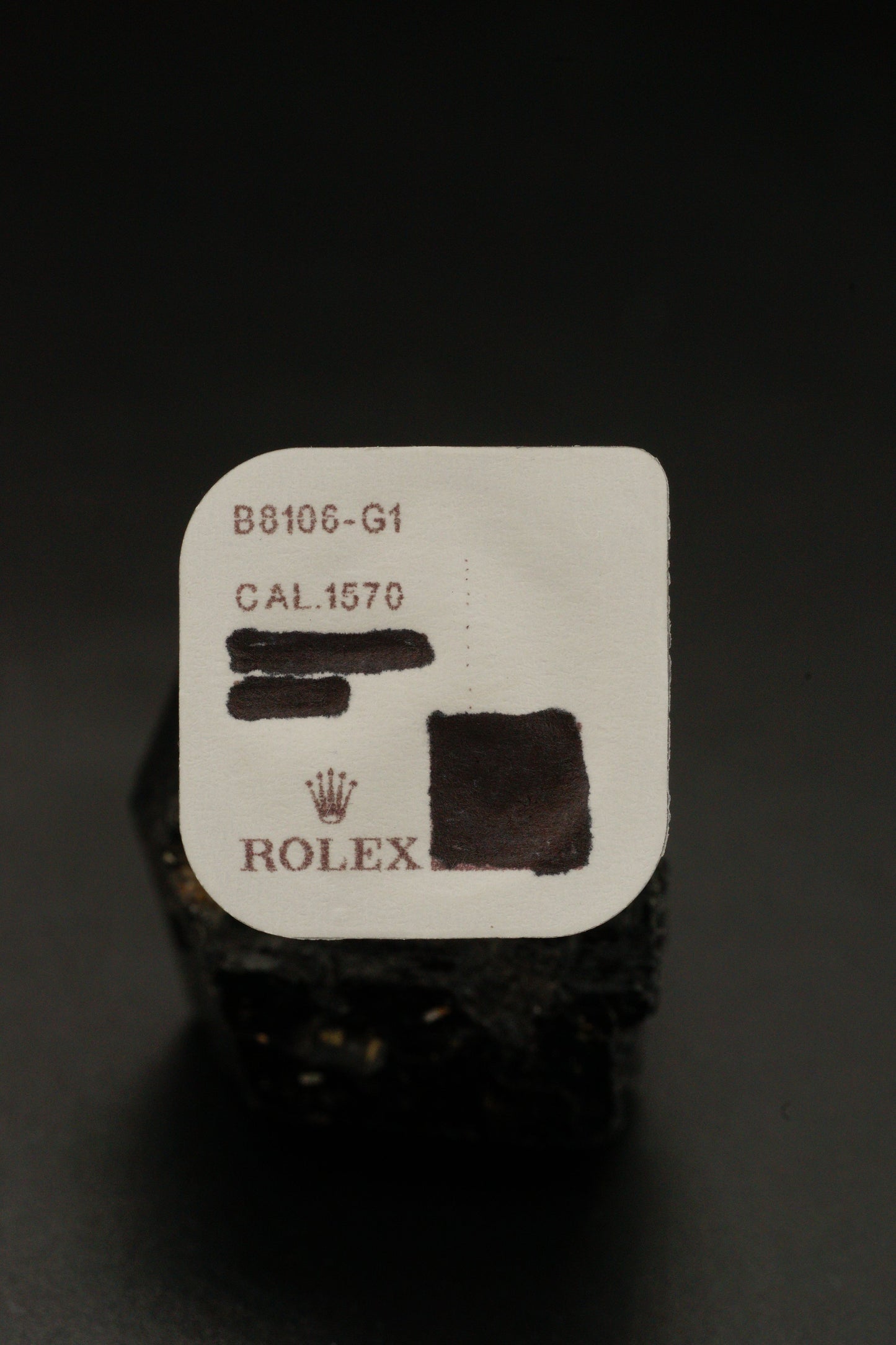Rolex B8106-G1 Unruhe mit Breguet Spirale Reguliert für Cal.1570
