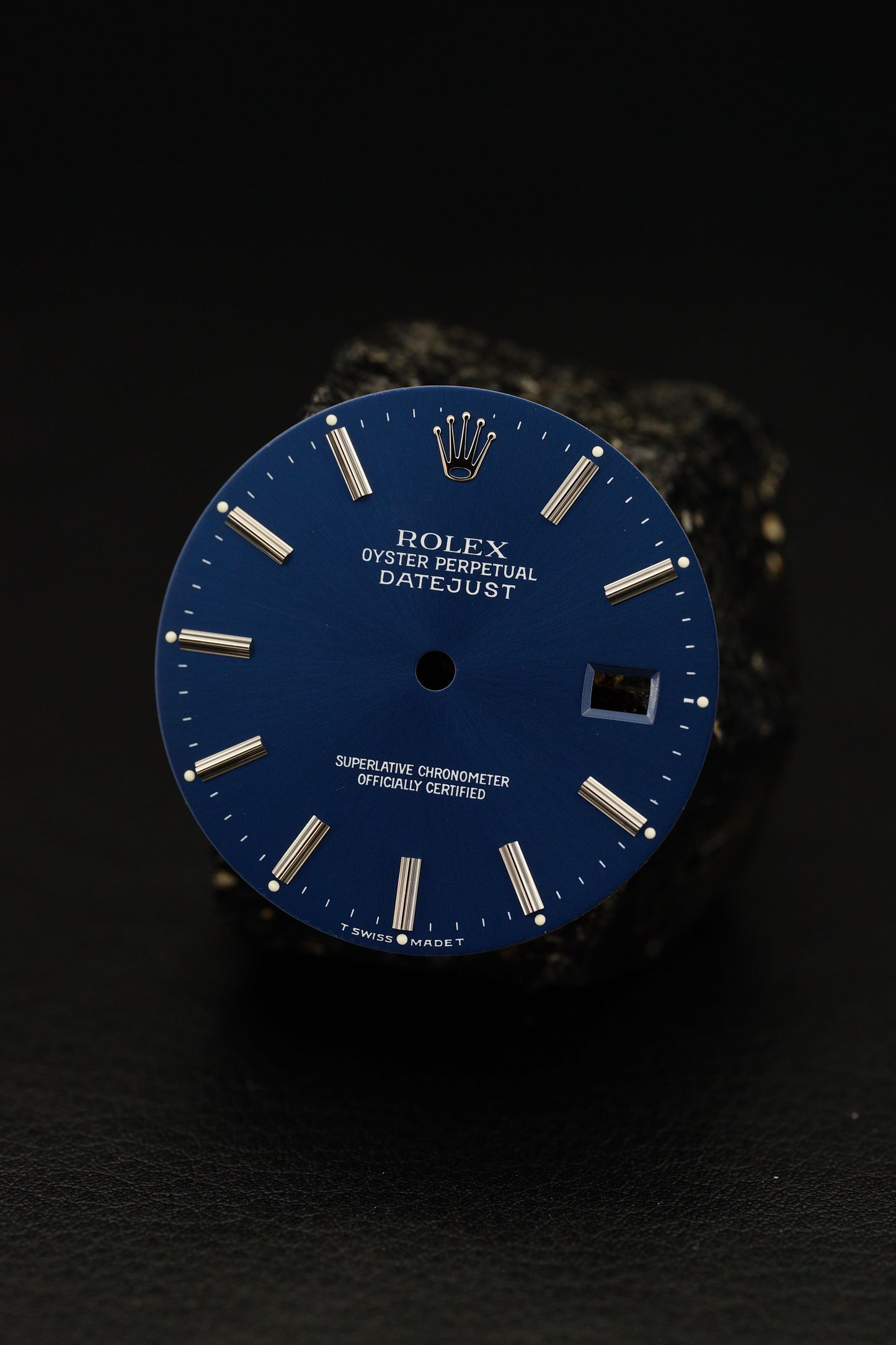 Rolex Zifferblatt Blau & Zeiger für OP Datejust 16014 | 16220 | 16234 | 16200 Tritium