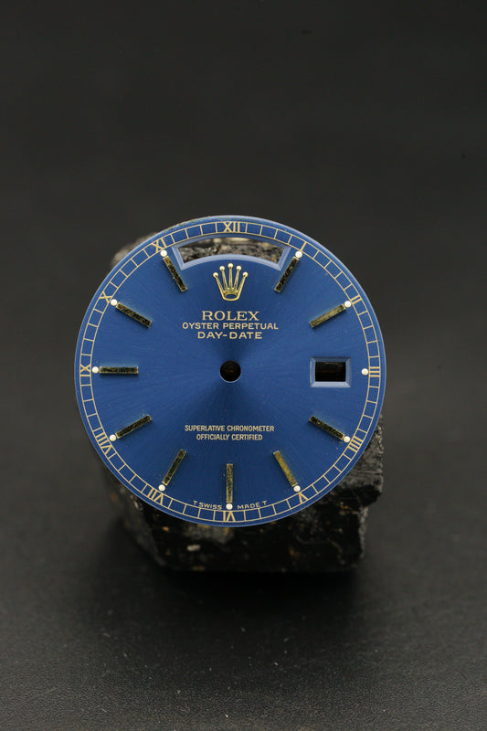 Rolex Zifferblatt Blau für Day-Date 36 mm 18238 / 18038 / 118238 und andere Tritium