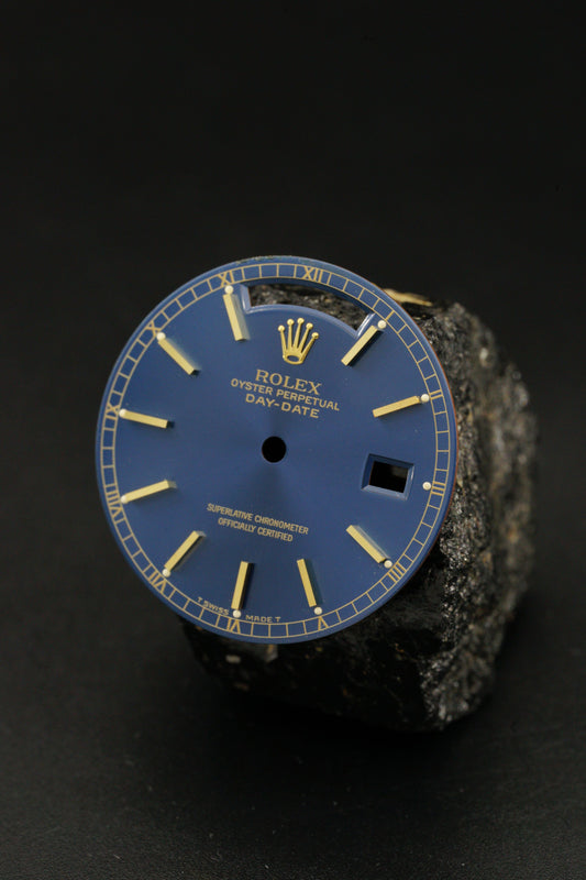 Rolex Zifferblatt Blau für Day-Date 36 mm 18238 / 18038 / 118238 und andere Tritium