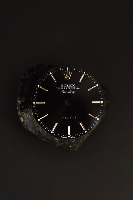 Rolex Black Dial for Air-King 14000 | 14010 Luminova