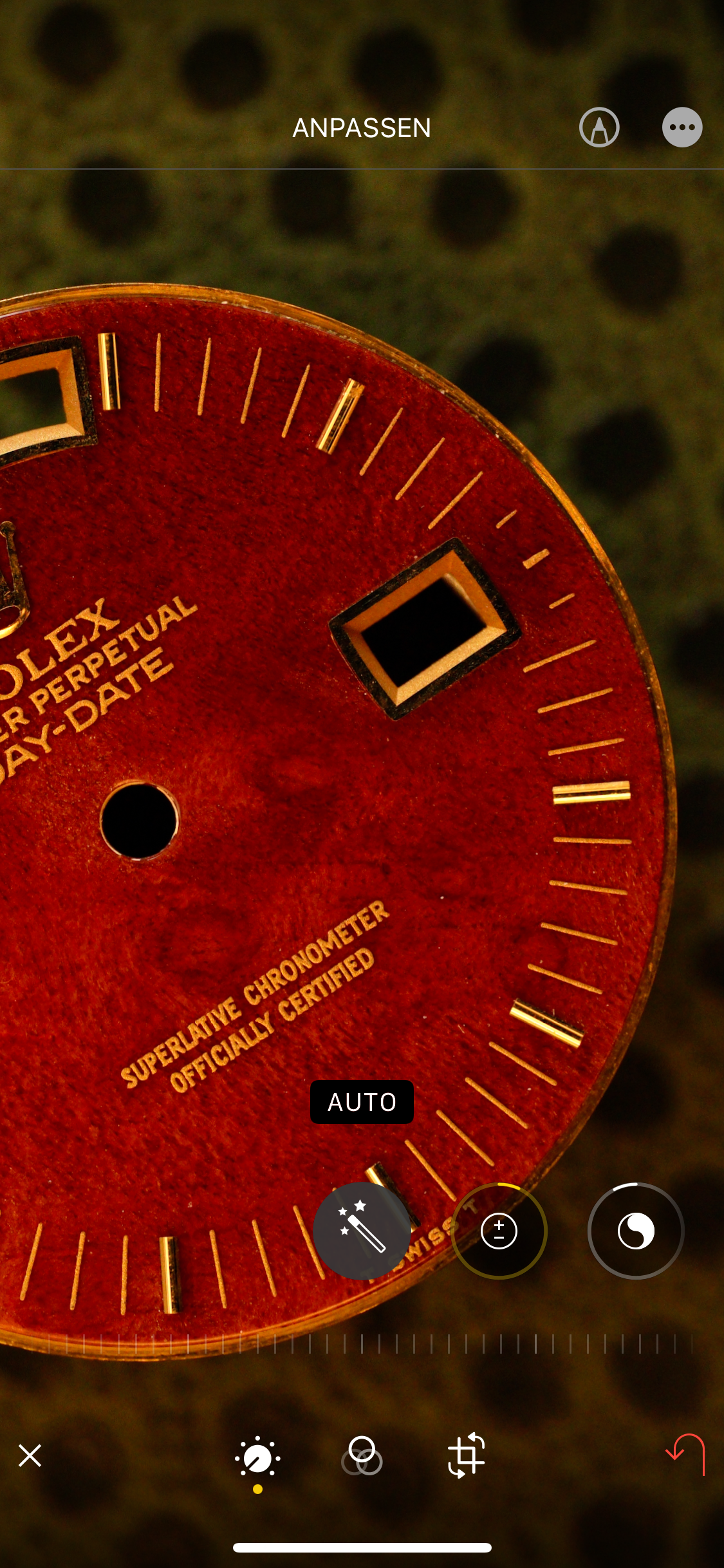 Rolex "wood dial" Holz Zifferblatt für OP Day-Date 36 mm 18038 | 18238