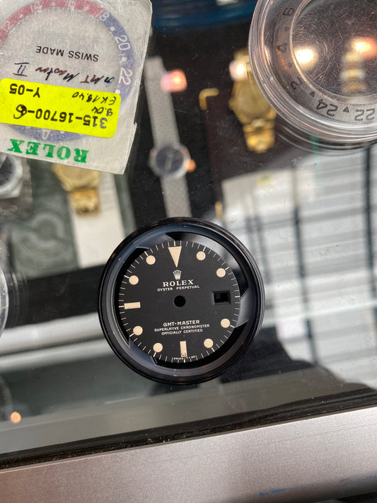 Rolex matte MKII dial for GMT-Master 1675 Tritium 